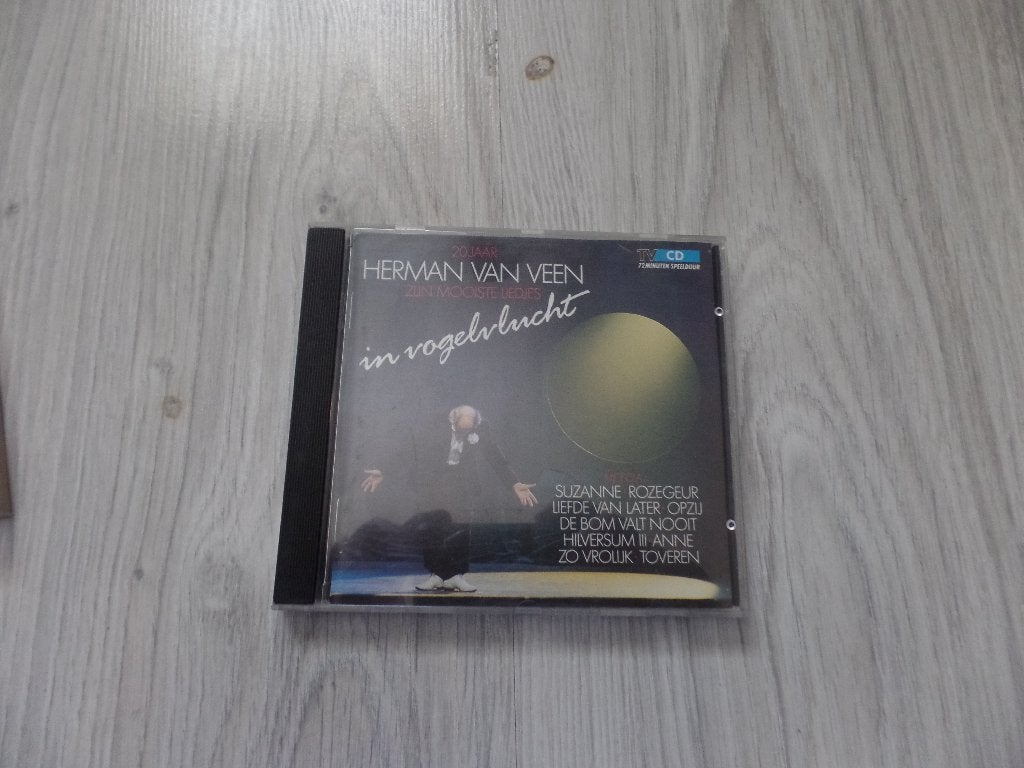 Herman van Veen in vogelvlucht cd, Ophalen of Verzenden, Gebruikt, Levenslied of Smartlap