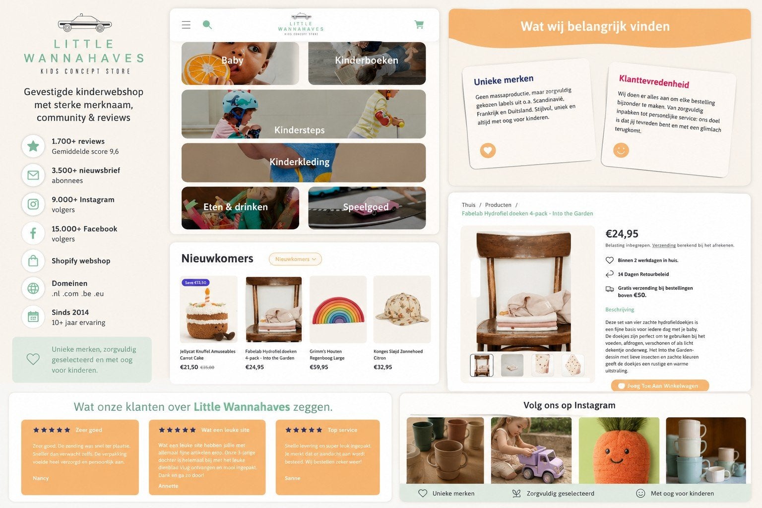 Little Wannahaves te koop | Kinderwebshop sinds 2014, Ophalen of Verzenden