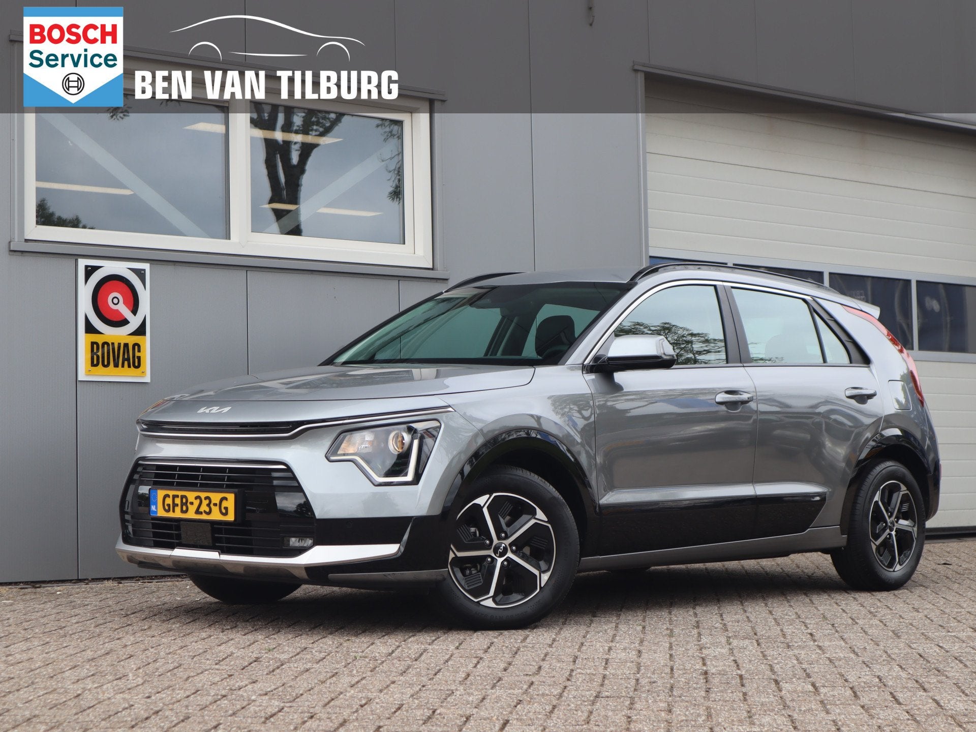 Kia Niro 1.6 GDi Hybrid DynamicLine / Camera / Pilot Assist, Auto's, Kia, 1374 kg, Gebruikt, 129 pk, Leder en Stof