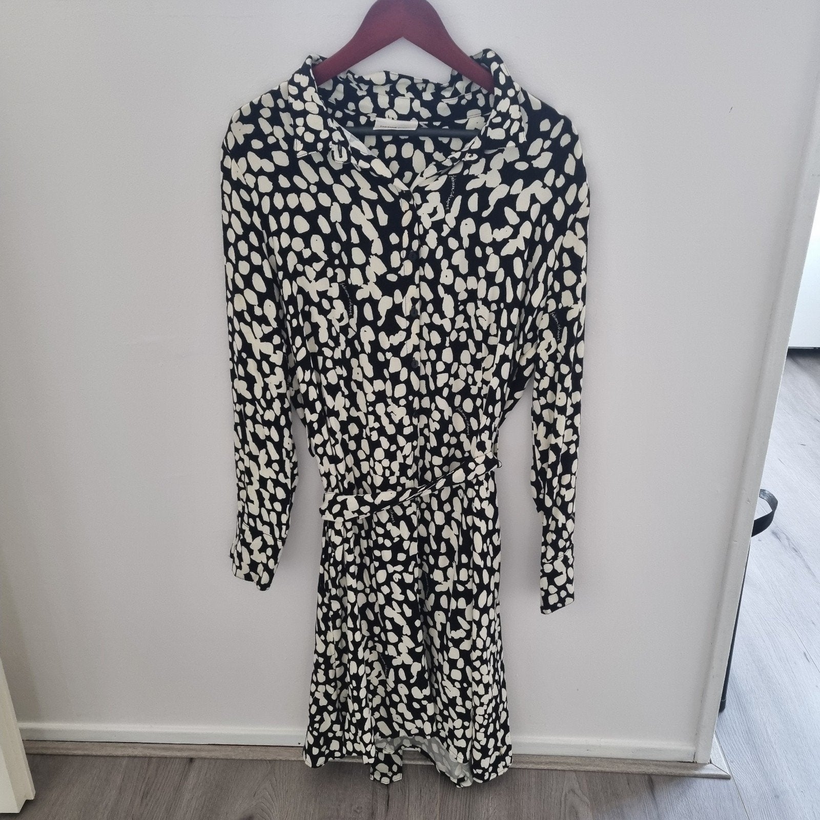 Fabienne Chapot Ayley Jane Dress - Overhemdjurk Maat 40 / L, Maat 38/40 (M), Zwart, Ophalen of Verzenden, Zo goed als nieuw