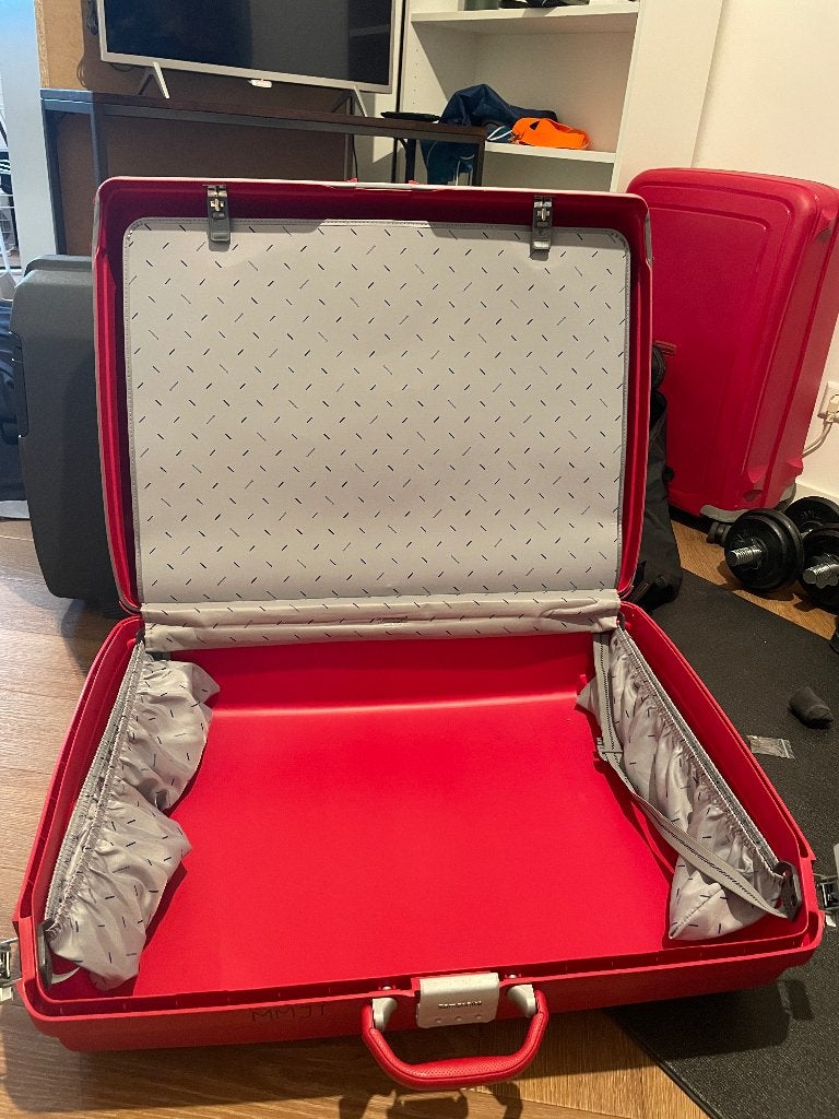 Samsonite reiskoffers, Ophalen, Gebruikt, Hard kunststof, Slot