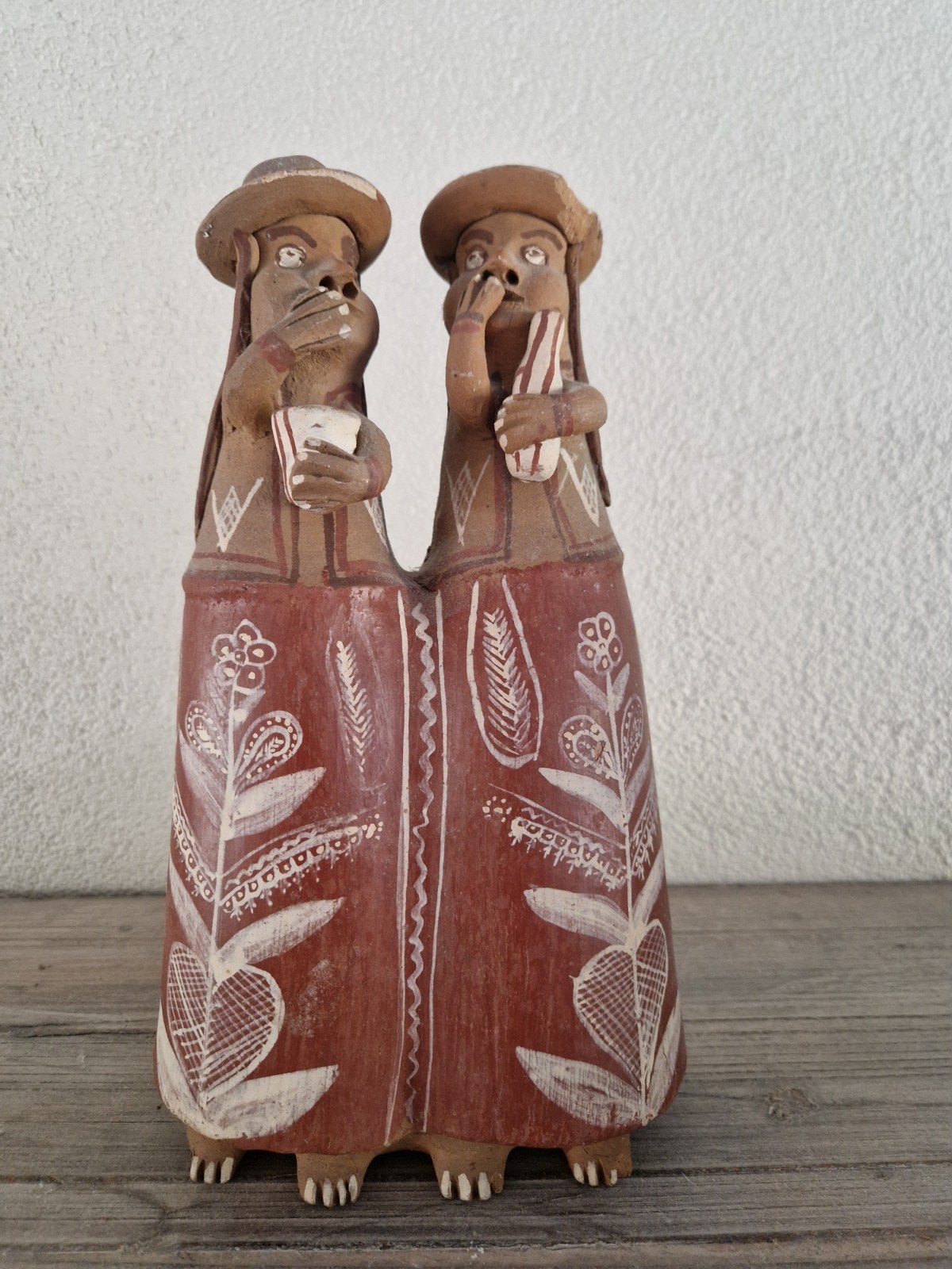 Vintage Peruaans aardewerk beeld – jaren 60/70, Ophalen of Verzenden, Gebruikt