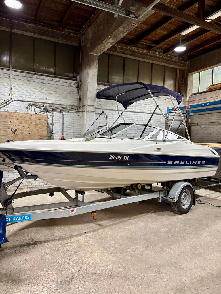 Bayliner 1750 SE+NIEUWE motor 2019+trailer+watersport pakket, Ophalen, Gebruikt, Binnenboordmotor, 6 meter of meer