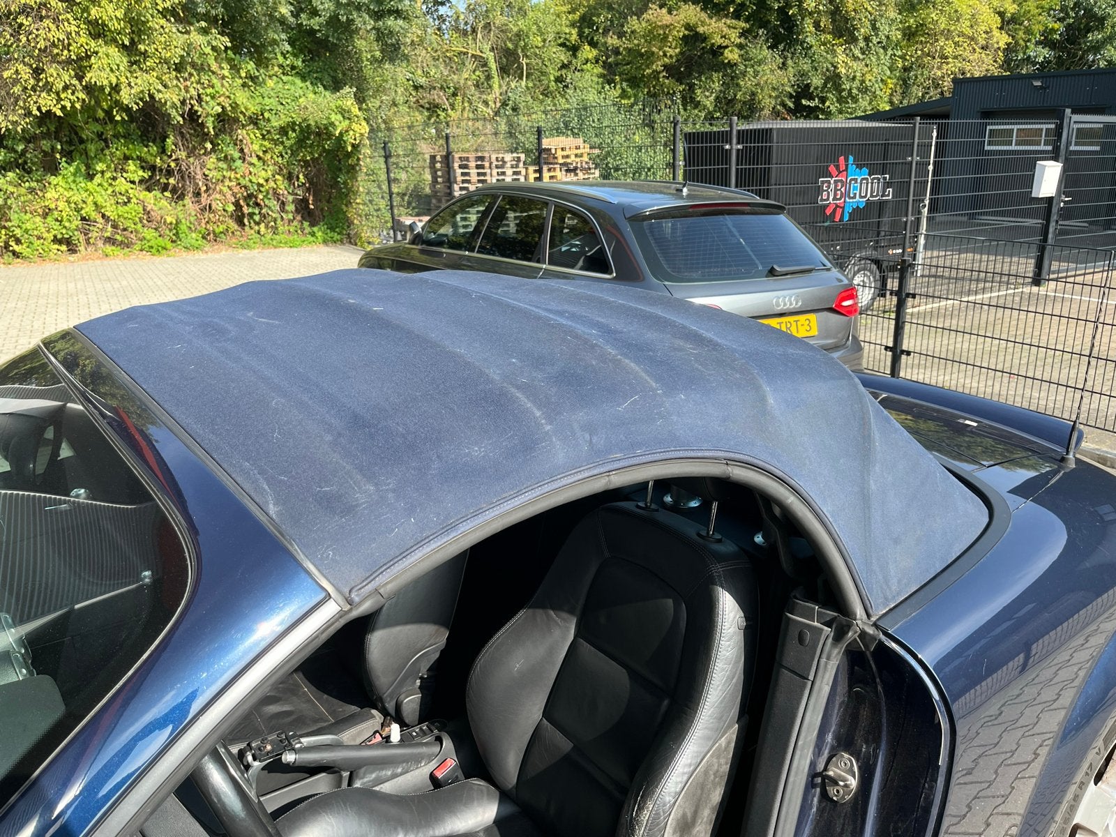 Audi TT 8n mk1 Softtop cabriodak blauw, Gebruikt, Achterklep, Voor, Audi