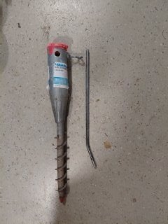 grondboor voor een Parasol op de camping, Ophalen, Zo goed als nieuw, Minder dan 1 meter, Parasolvoet