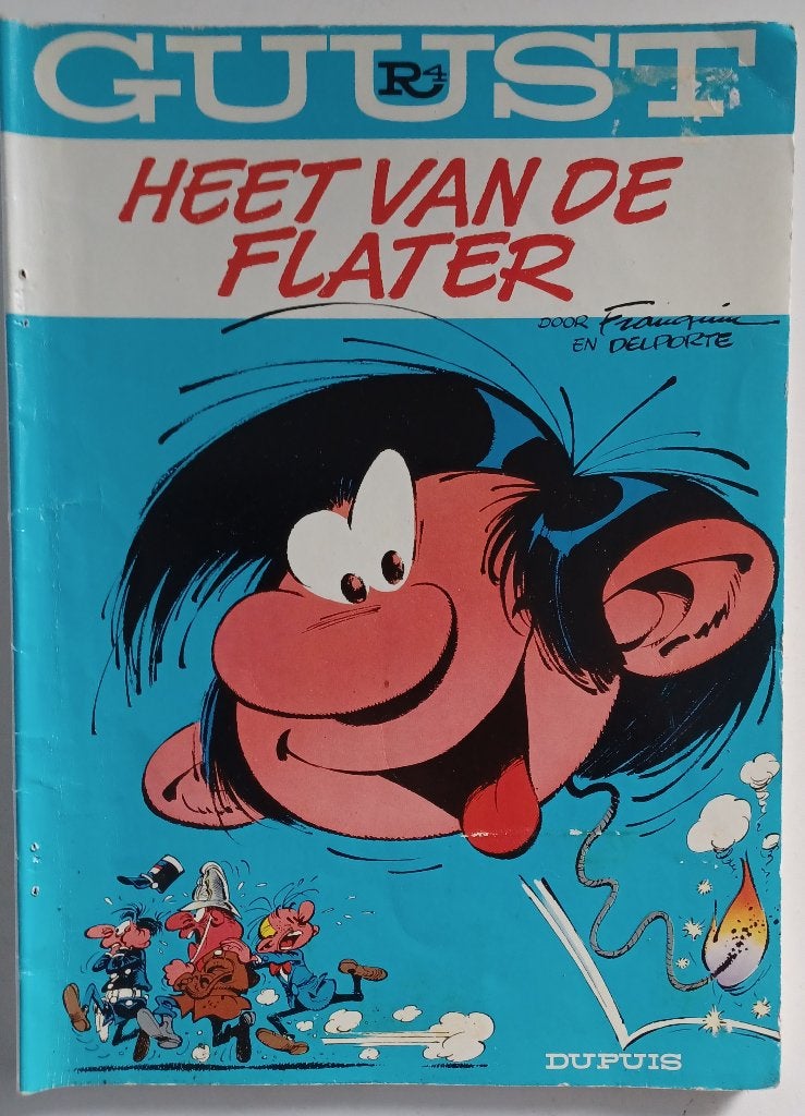 guust heet van de flater, Gelezen, Eén stripboek, Ophalen of Verzenden, Franquin