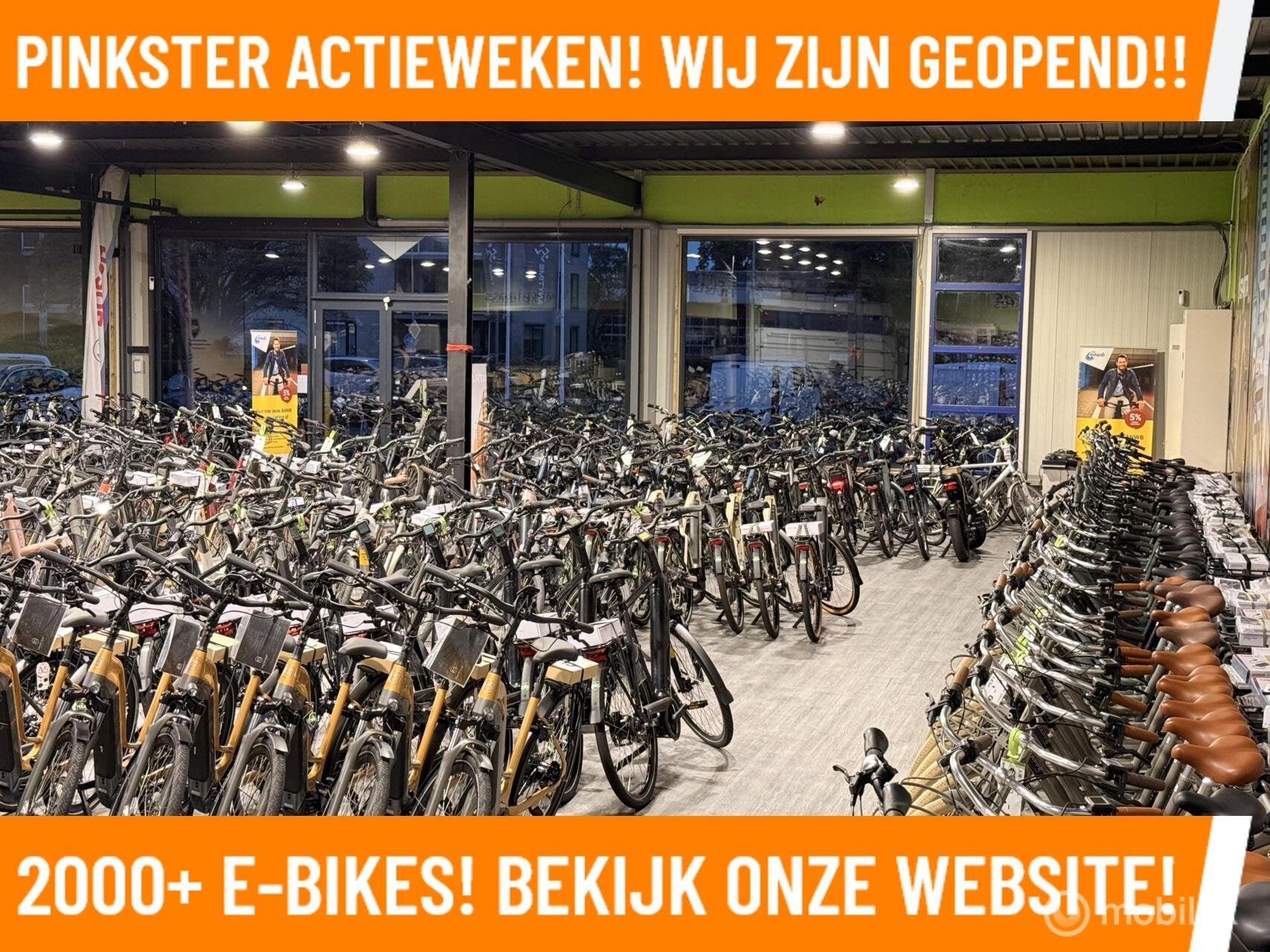 OP=OP ACTIES GIGANTISCH AANBOD ELEKTRISCHE FIETSEN OPRUIMING, Overige merken