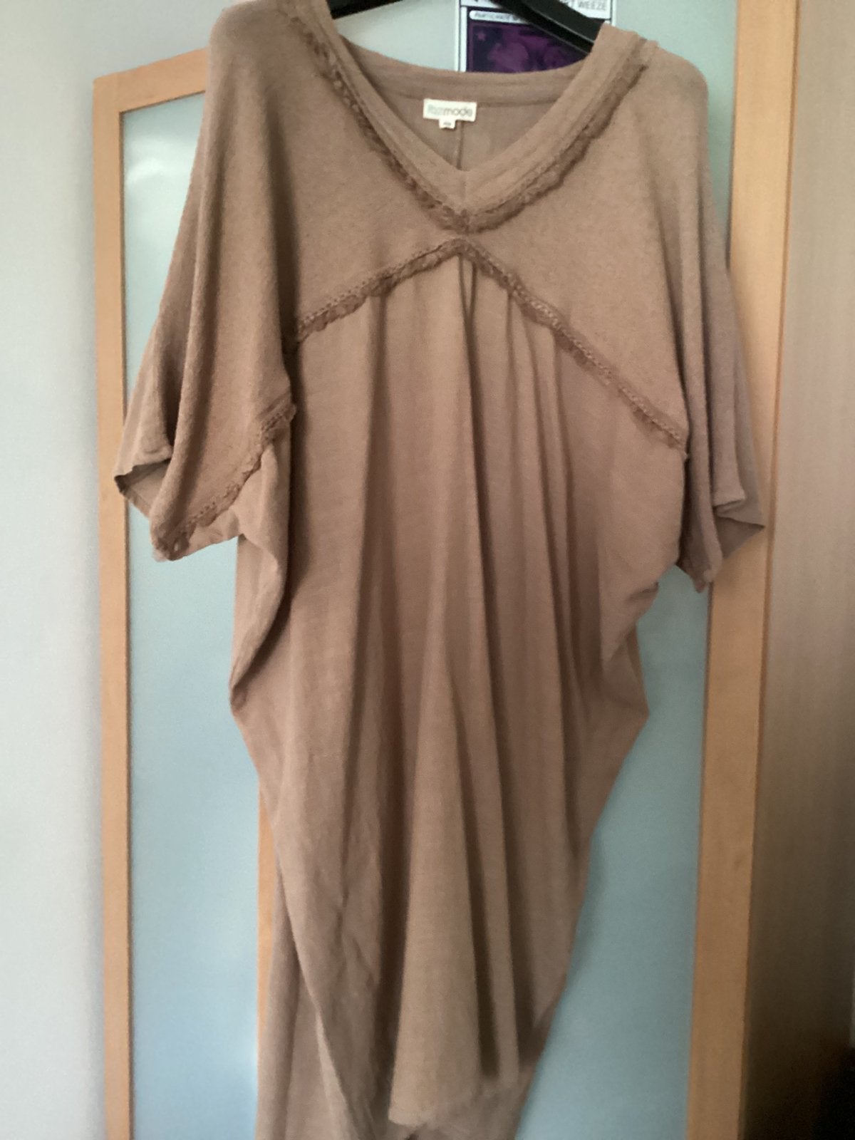 Ibzmode kaftan XS/S. 36/38/40., Kleding | Dames, Jurken, Maat 38/40 (M), Bruin, Ophalen of Verzenden, Zo goed als nieuw