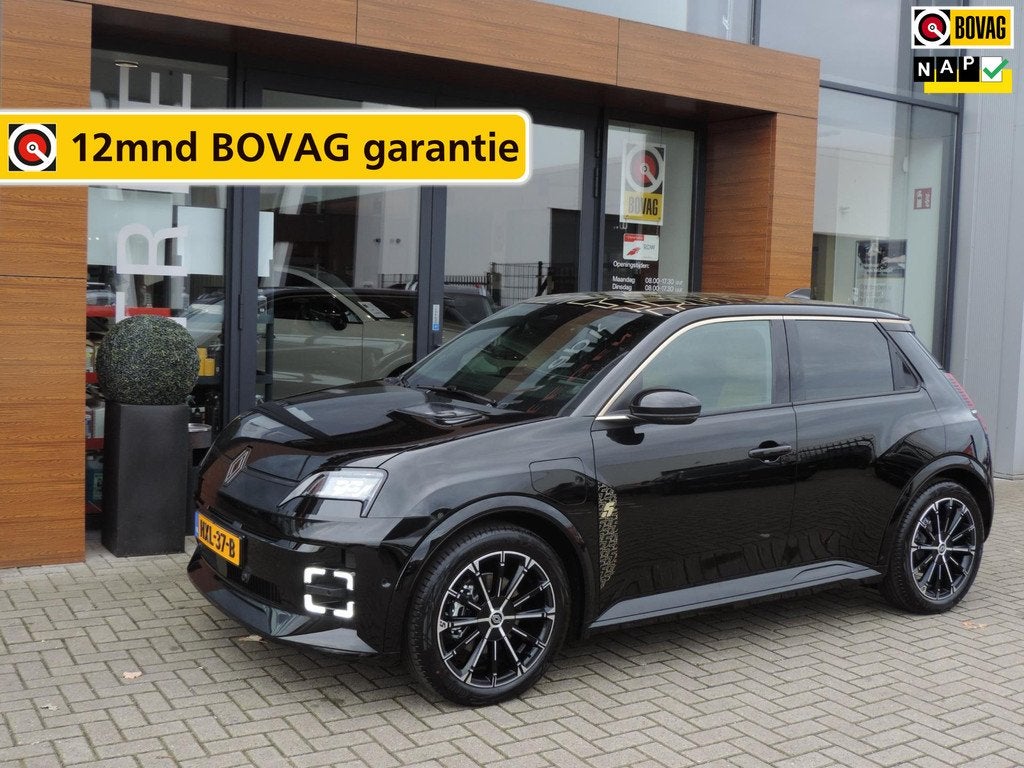 Renault 5 Iconic Cinq 150PK 52 kWh | NIEUW | NLauto | Daksti, Auto's, Renault, Leder en Stof, Origineel Nederlands, Nieuw, Onderhoudsboekje