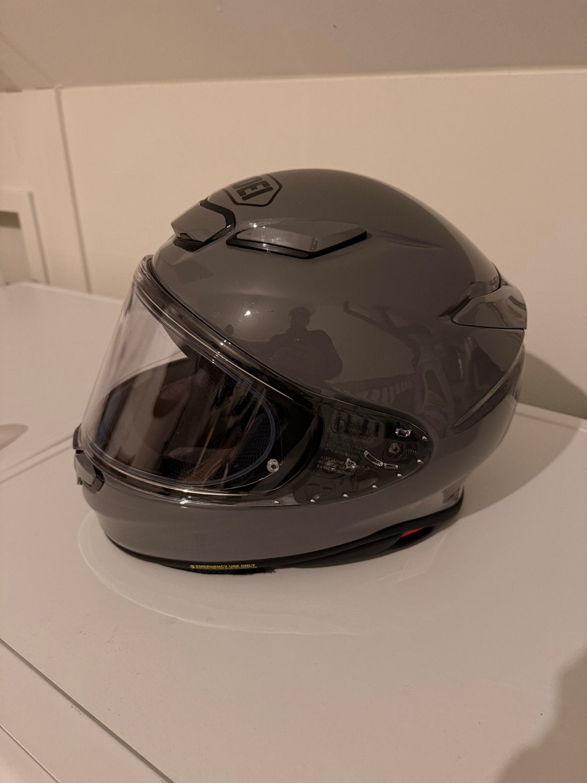 Shoei NXR2 Motorhelm - Grijs - Maat M INCL VIZIER x-SPR PRO, Motoren, Ophalen, M, Heren, Nieuw zonder kaartje