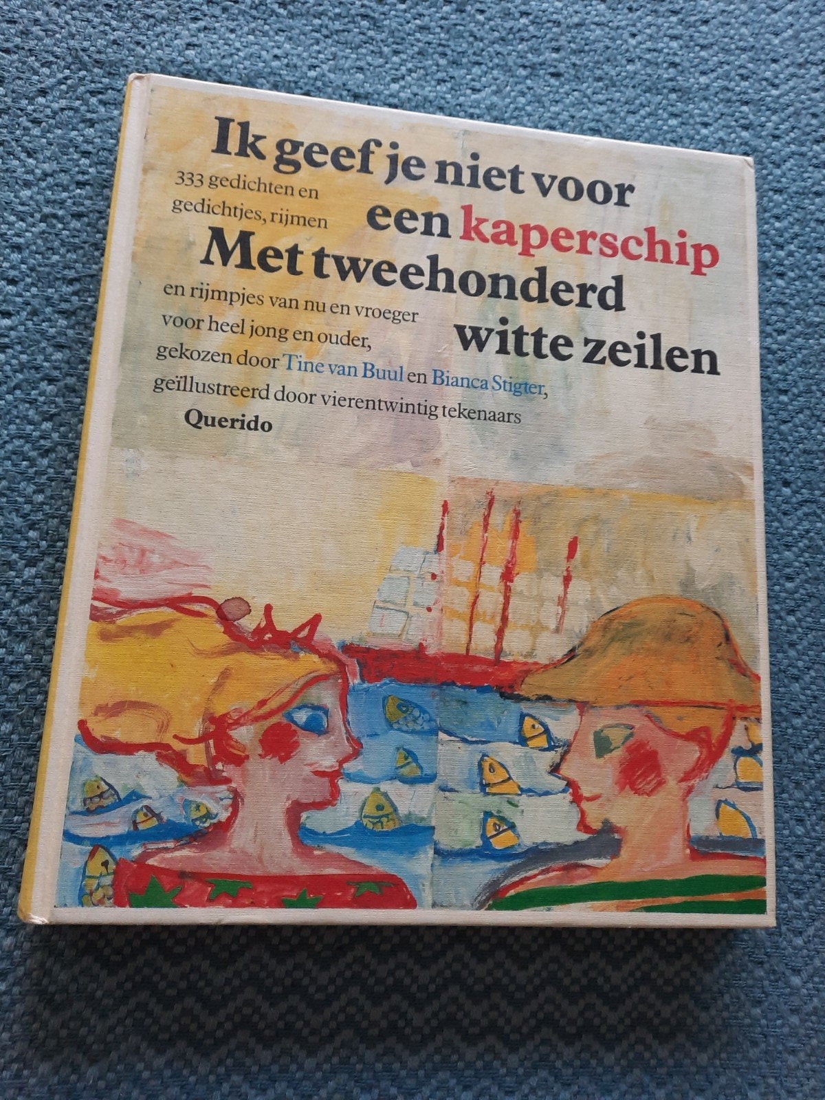 Ik geef je niet voor een kaperschip - Gedichtenbundel, Ophalen of Verzenden, Zo goed als nieuw, Tine van Buul en Bianca Stigter