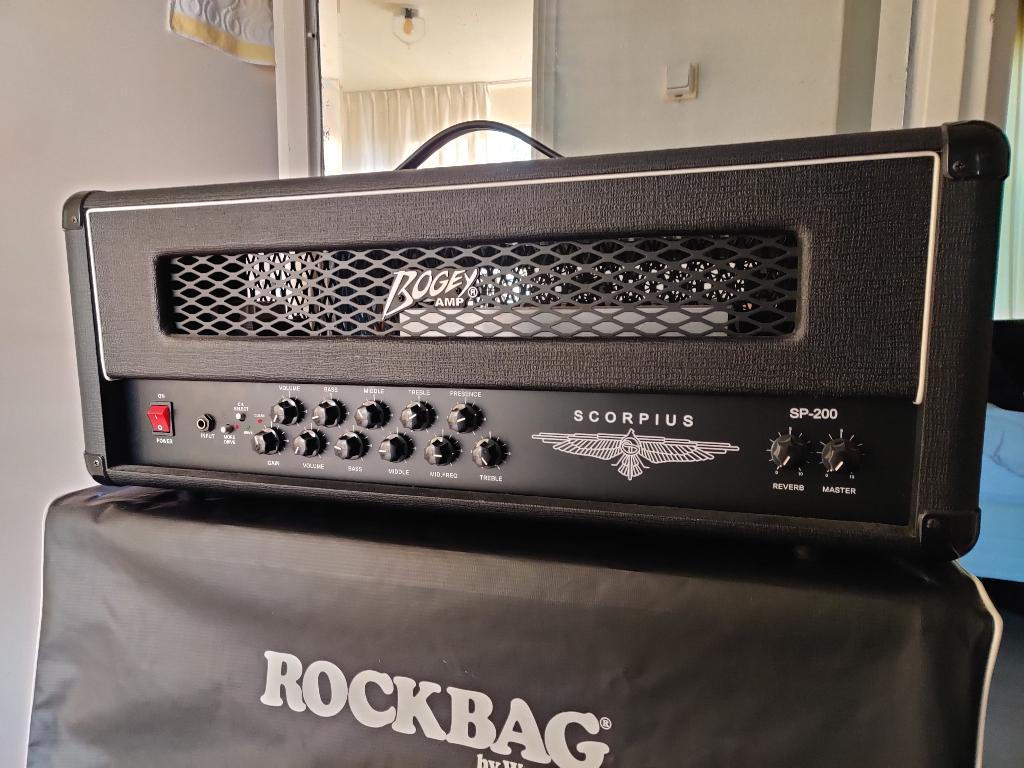 Bogey Scorpius SP-200 halfstack, Ophalen, Zo goed als nieuw, Gitaar, 100 watt of meer