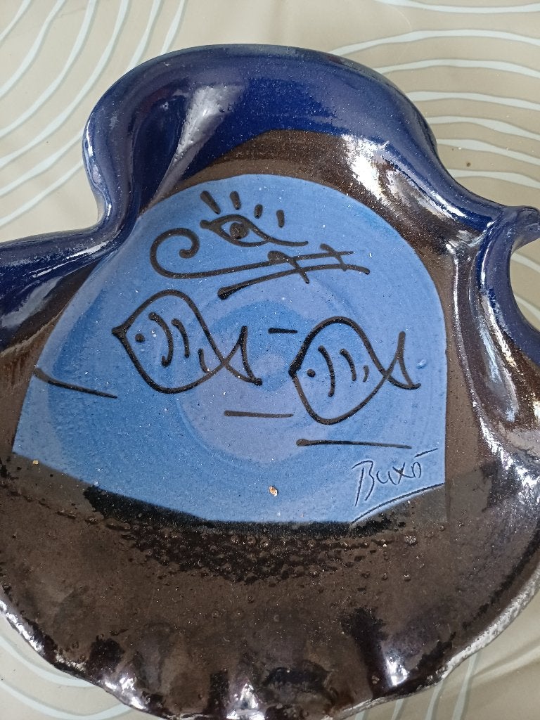 Vintage handgemaakte keramiek schaaltje, Antiek en Kunst, Ophalen of Verzenden