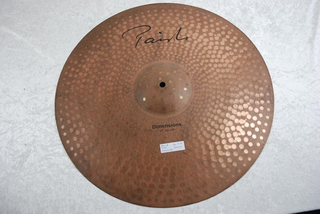 Paiste Dimensions Signature dry ride 2514gr 20 inch, Gebruikt, ., Drums of Percussie, Ophalen of Verzenden