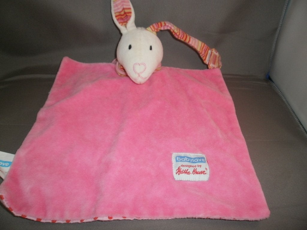 baby love kathe kruse geit/konijn doekje met speen lus roze, Overige typen, Ophalen of Verzenden, Zo goed als nieuw, Wasbaar