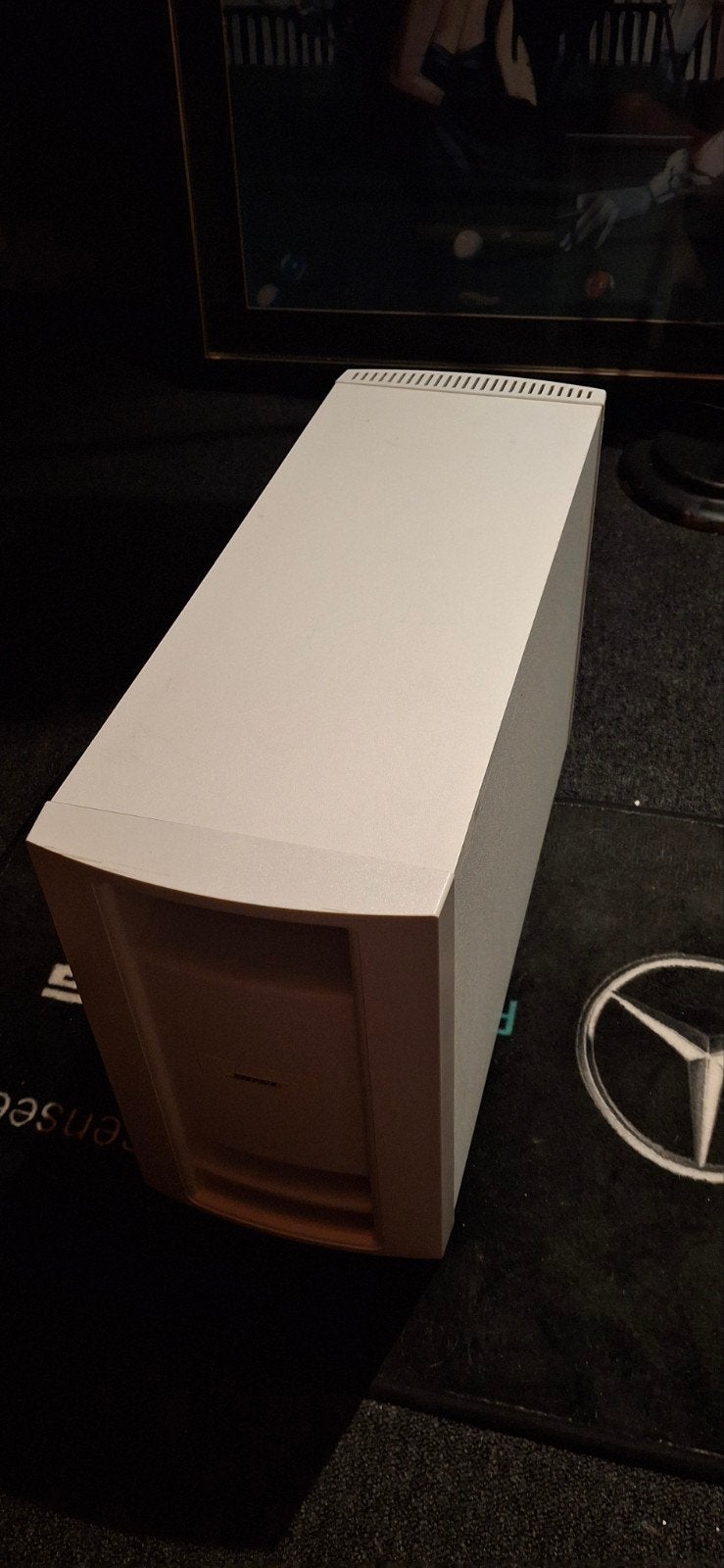 Witte Bose PS48 III Subwoofer - Getest, Ophalen of Verzenden, Gebruikt, Subwoofer, Bose