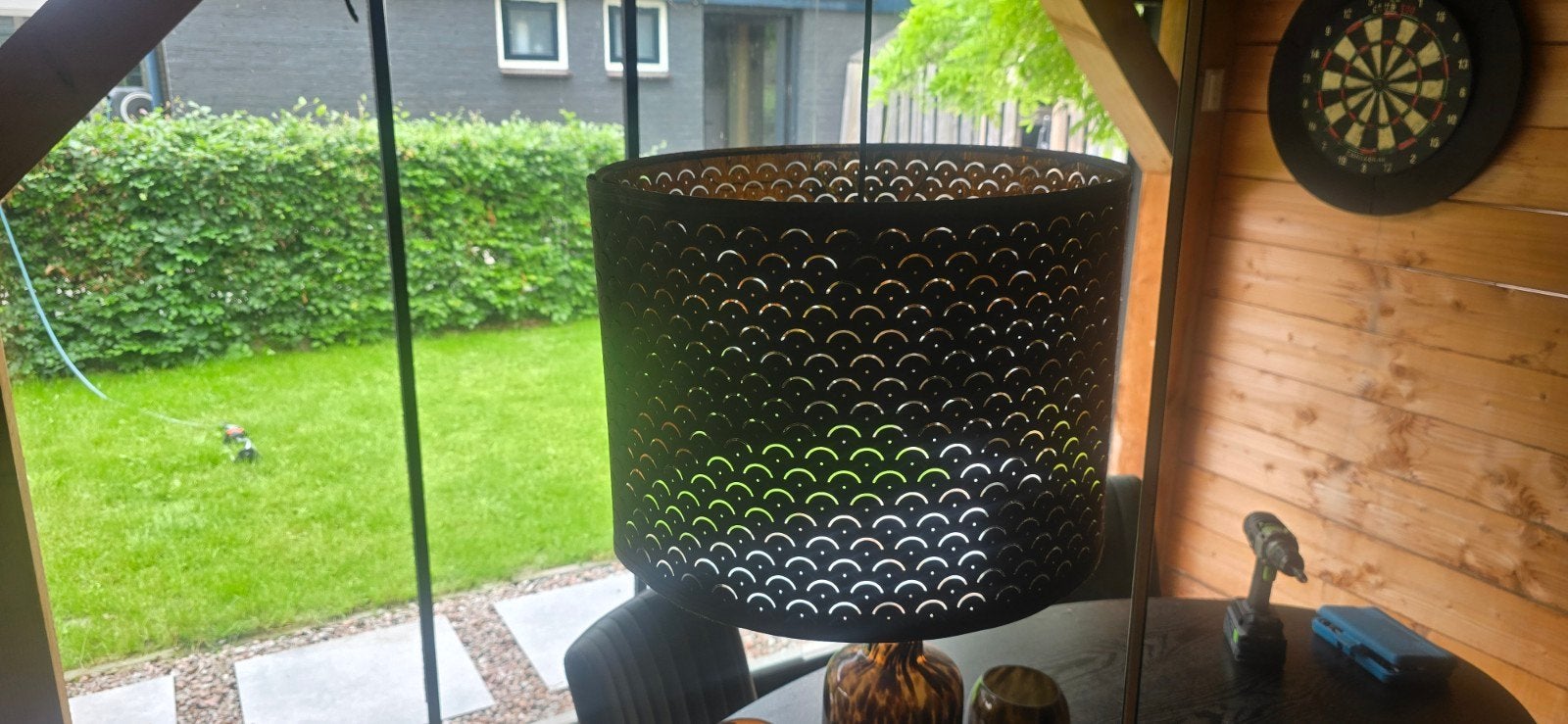 IKEA lampenkap met patroon, Ophalen, Gebruikt, Overige typen, Zwart