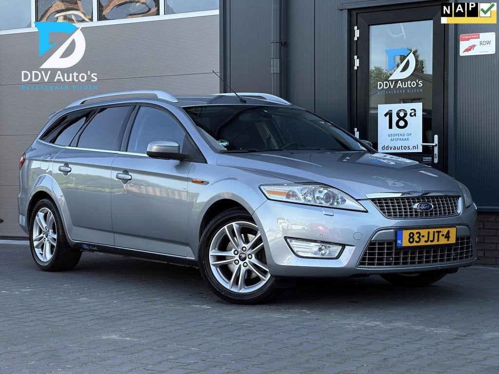 Ford Mondeo Wagon 2.3-16V/161pk Titanium|NAP|AUT|Trekh|PDC|C, Auto's, Ford, Zwart, 4 cilinders, Mondeo, 160 pk