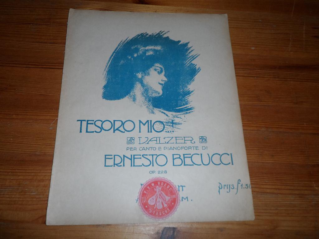 Tesoro mio - e. Becucci, Gebruikt, Ophalen of Verzenden, Artiest of Componist, Piano