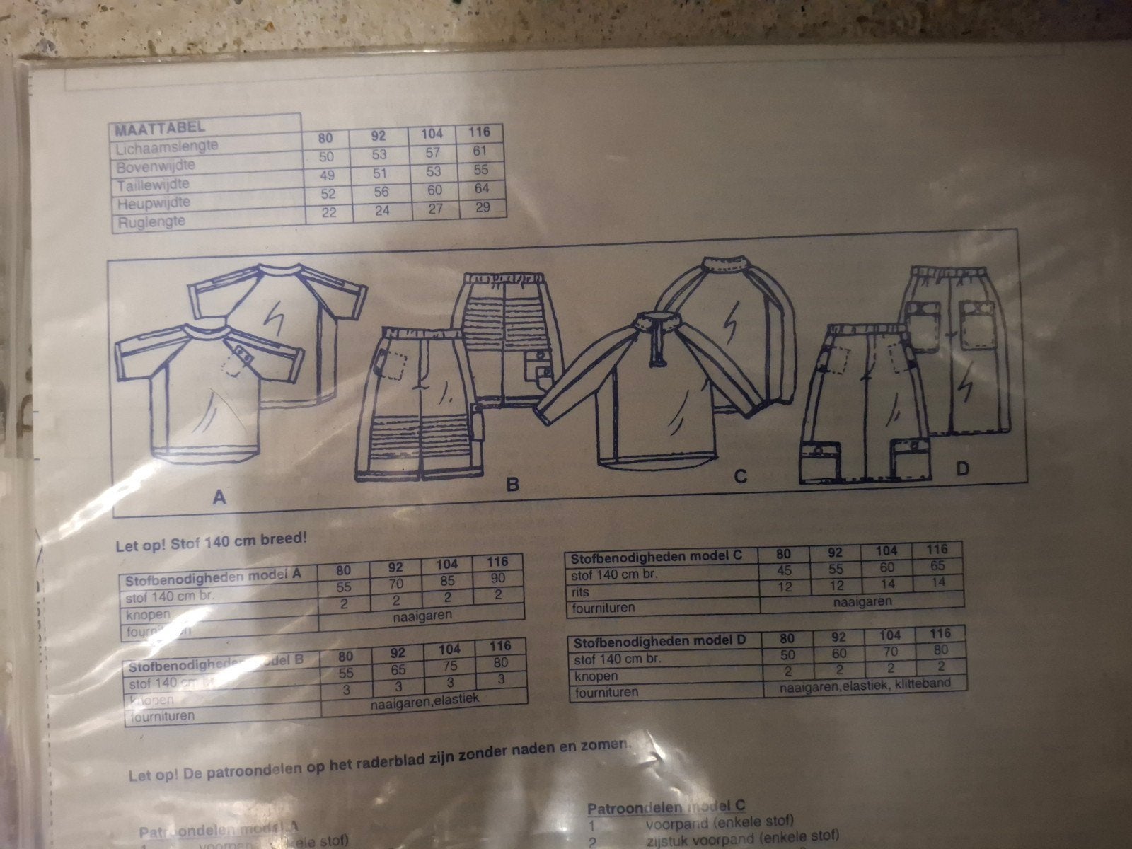 heel veel nieuwe ROOS patronen, Hobby en Vrije tijd, Kledingpatronen, Ophalen of Verzenden, Nieuw, Kind, Roos