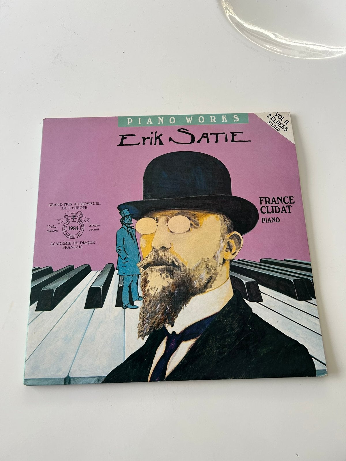 Erik Satie - Piano Works Vol. II (France Clidat) LP, Modernisme tot heden, Ophalen of Verzenden, 12 inch, Kamermuziek