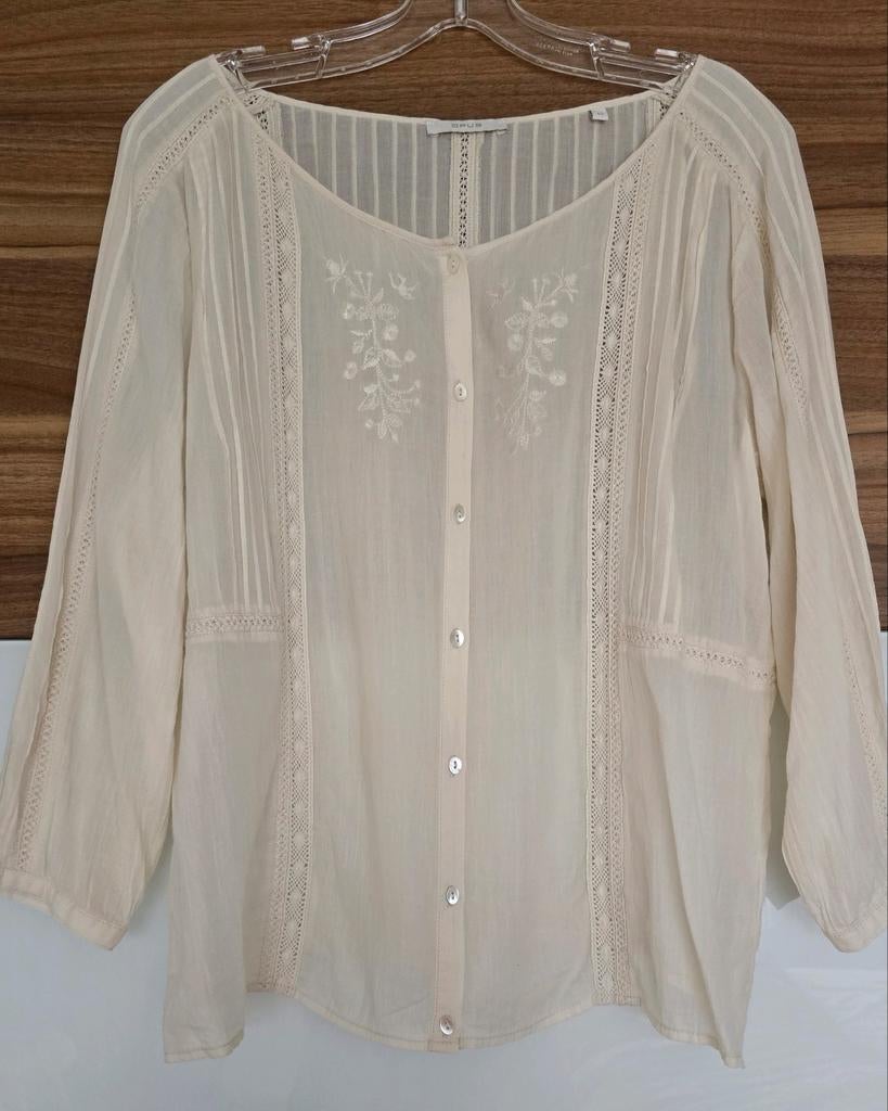 Dames blouse mt 40 katoen mrk Opus zgan, Opus, Ophalen of Verzenden, Zo goed als nieuw, Maat 38/40 (M)