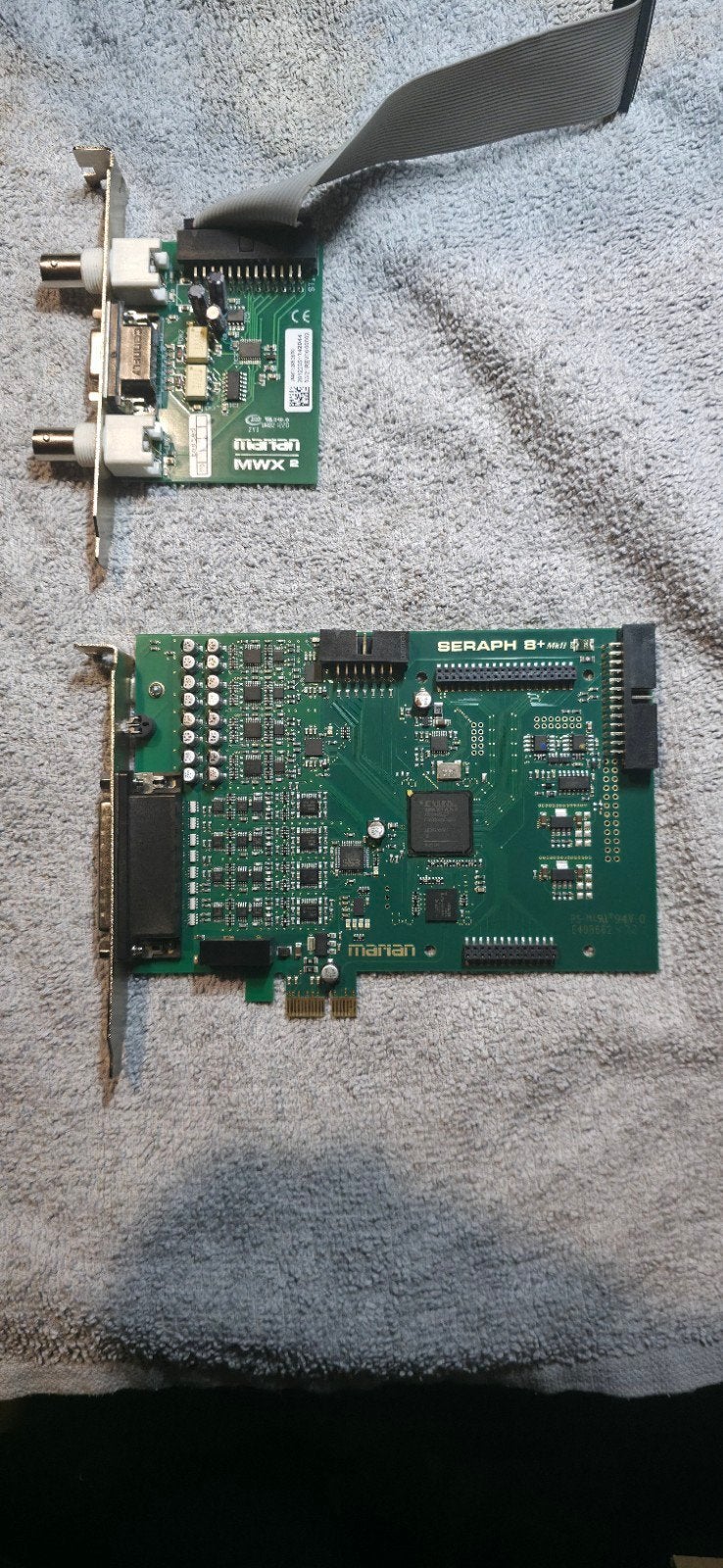 Marian Seraph 8+ MWX2 geluidskaart met breakout kabel, Computers en Software, Ophalen of Verzenden, Gebruikt, Intern, Marian