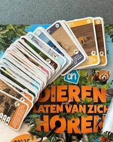 AH dieren kaartjes/plaatjes (Freek Vonk dierenplaatjes), Verzamelen, Supermarktacties, Albert Heijn, Ophalen of Verzenden