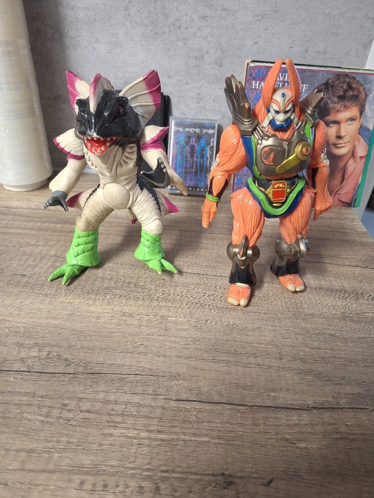 Vintage Bandai Power Rangers Prantis + Barbaric 1993, Ophalen of Verzenden, Gebruikt