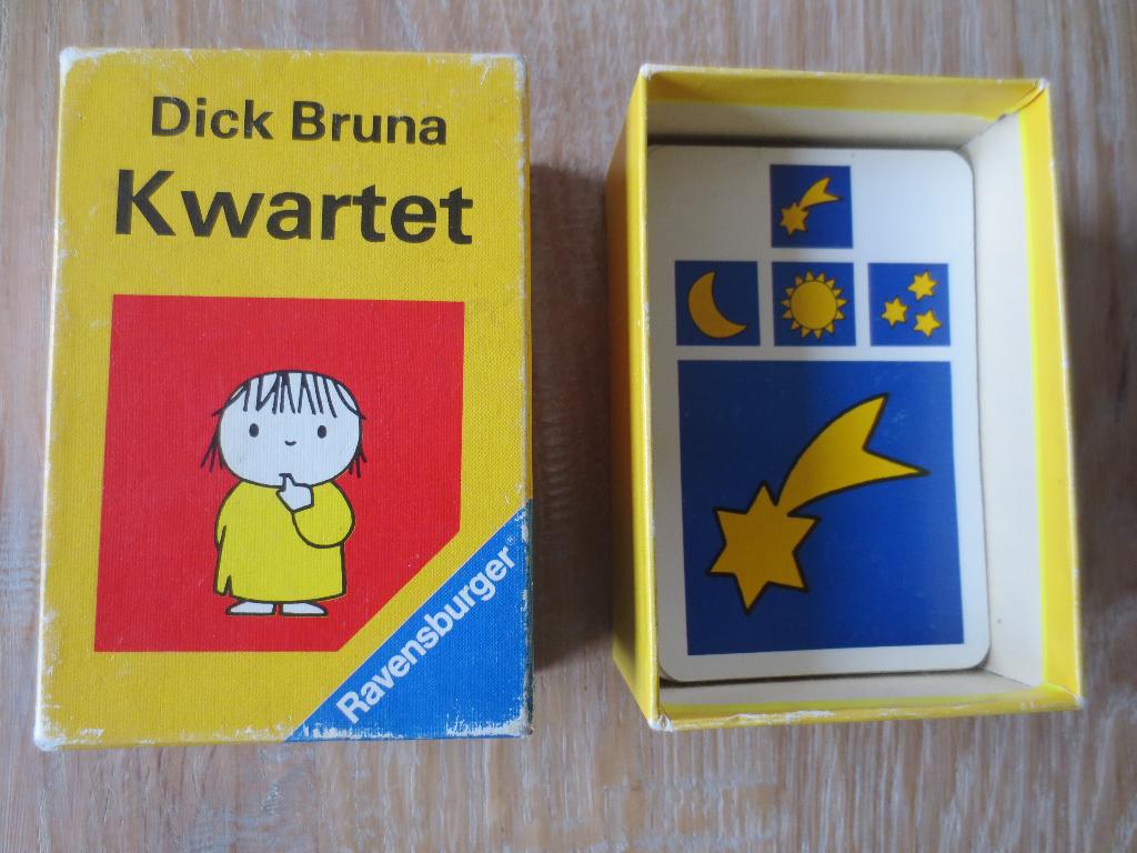 Kwartet- Kwartetspel van Dick Bruna : 36 kaartjes -vanaf 3 j, Ophalen of Verzenden, Gebruikt, Kwartet(ten)