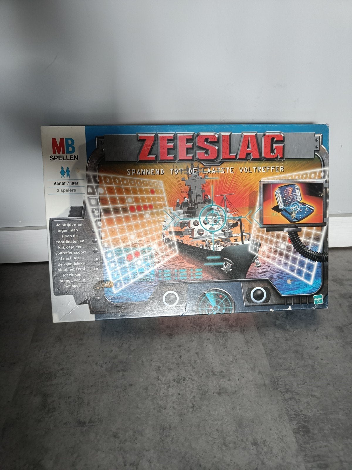 Zeeslag bordspel - Spannend tot de laatste voltreffer, Een of twee spelers, Ophalen of Verzenden, Zo goed als nieuw, MB Spellen