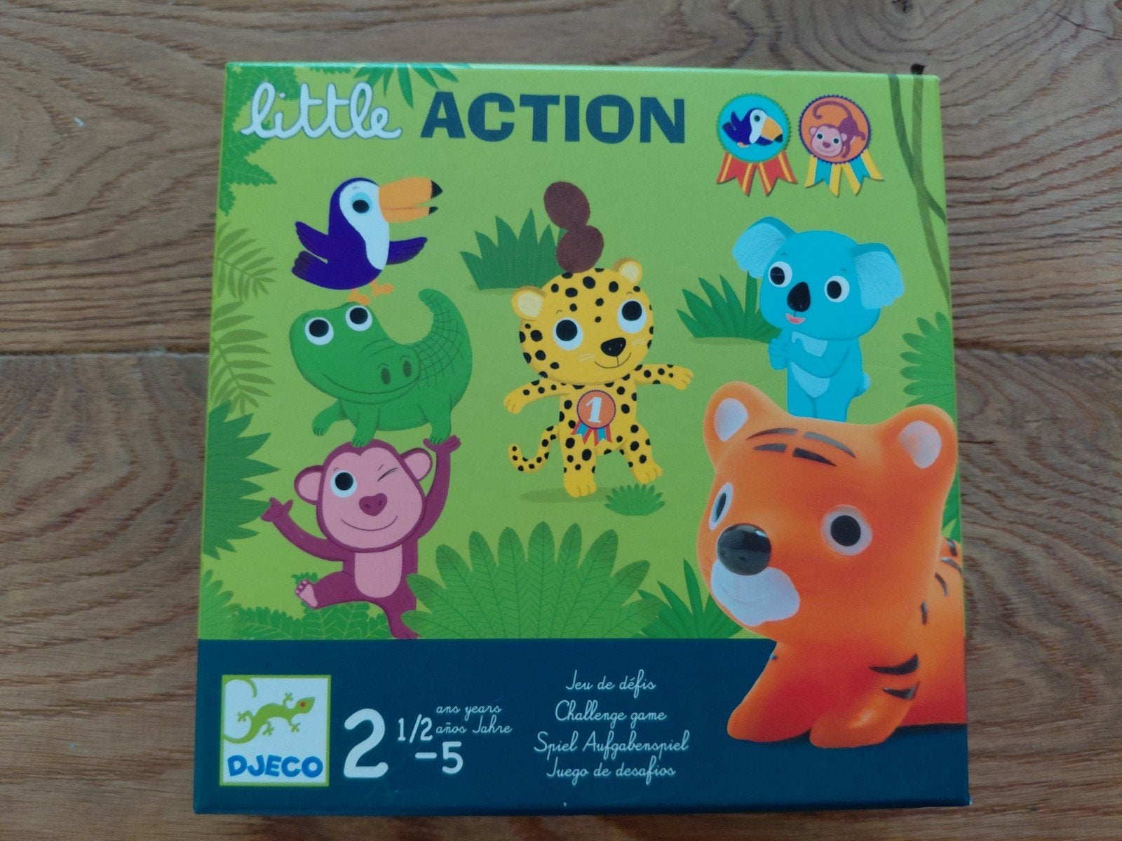 Djeco Little Action uitdagingsspel, Ophalen, Zo goed als nieuw, Ontdekken