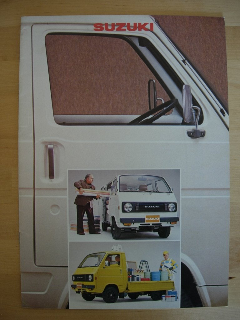 Suzuki ST80V ST80K Brochure 1979 Bestelwagen Pick-up, Ophalen of Verzenden, Overige merken, Suzuki, Zo goed als nieuw