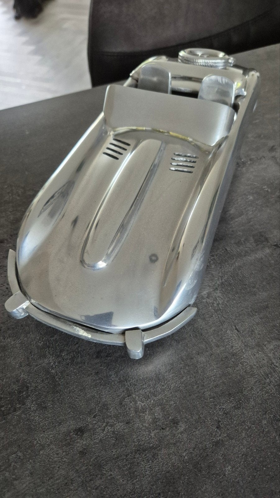 Riviera Maison British Sport Car, Ophalen, Zo goed als nieuw, Zilver, Metaal