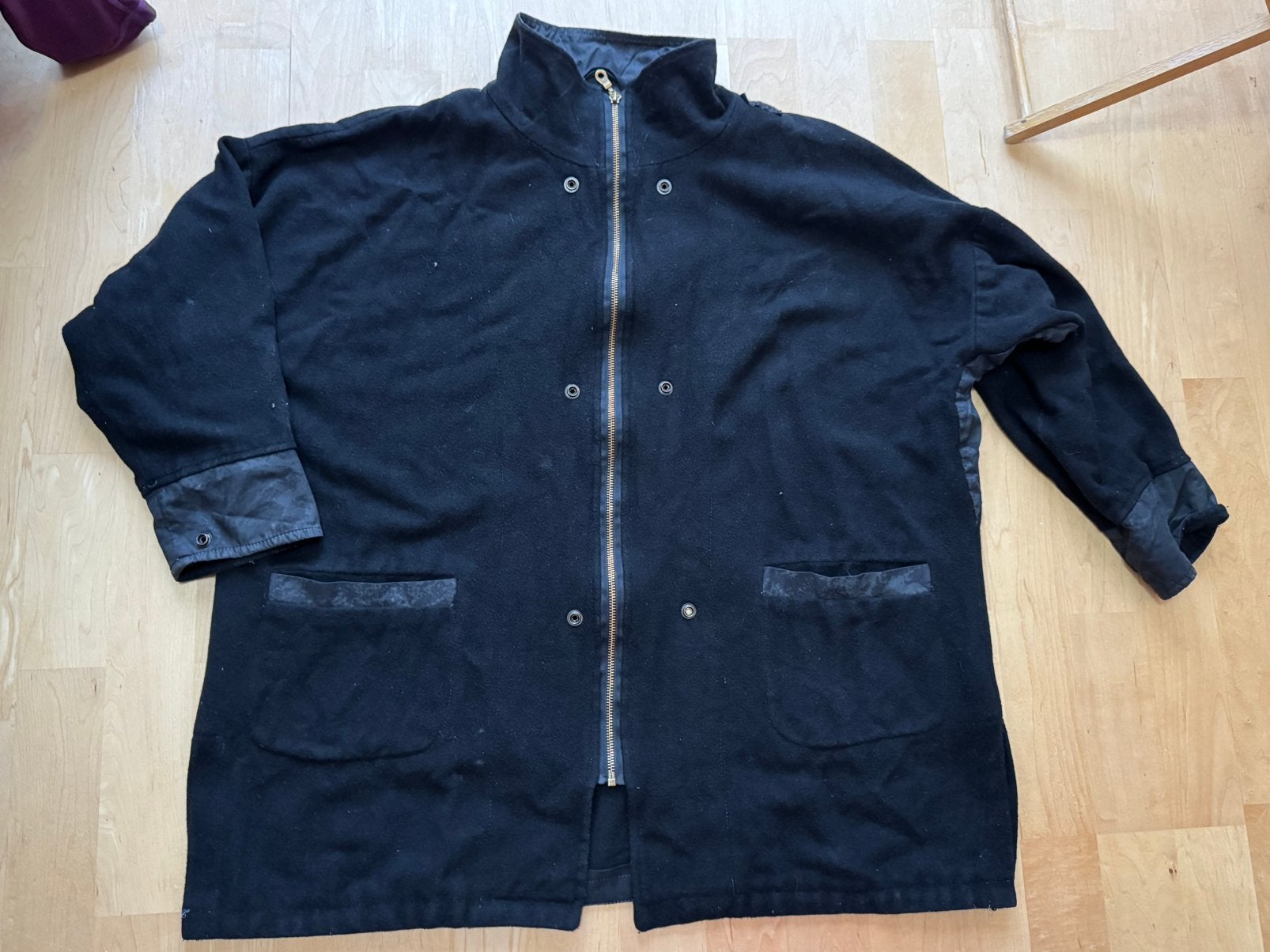 Binnenjas (wol) van een jas van het merk Wikkel, Ophalen of Verzenden, Gedragen, Maat 46/48 (XL) of groter, Zwart