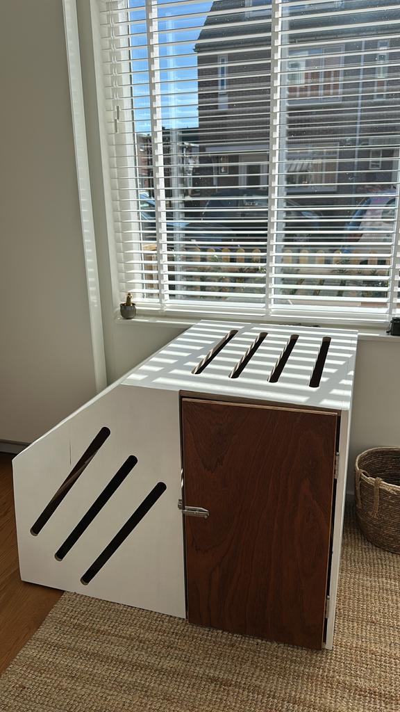 Honden hok middel groot, Dieren en Toebehoren, Hondenbenches, Ophalen