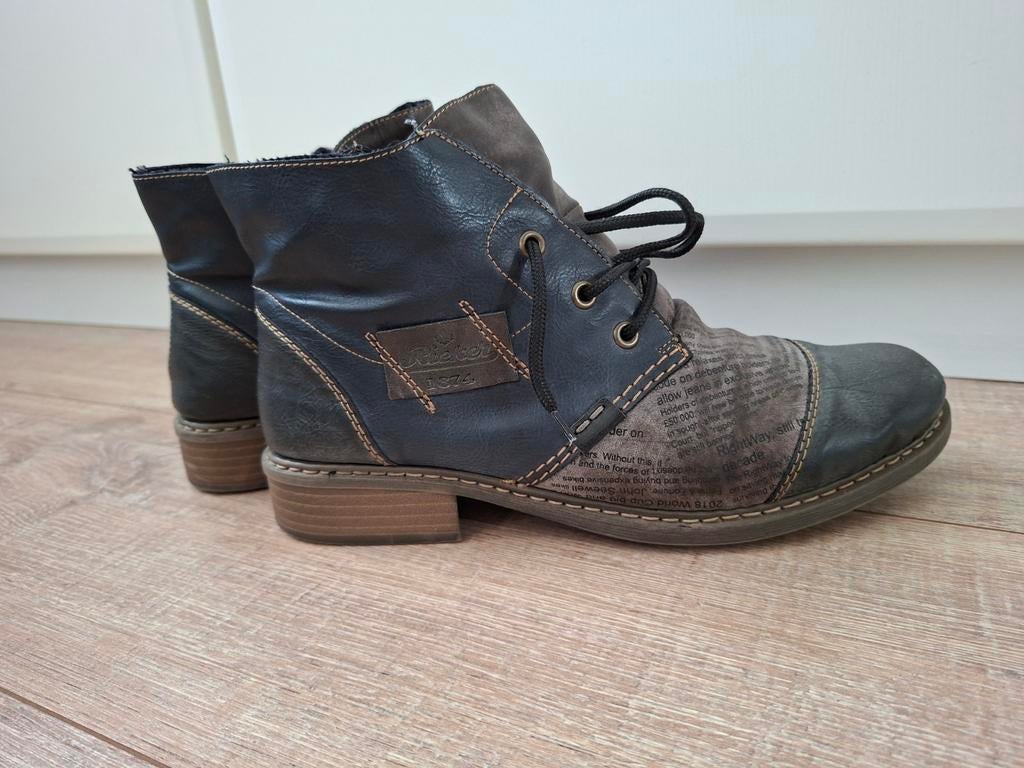 Rieker damesschoenen, Ophalen of Verzenden, Zo goed als nieuw, Blauw, Sneakers of Gympen