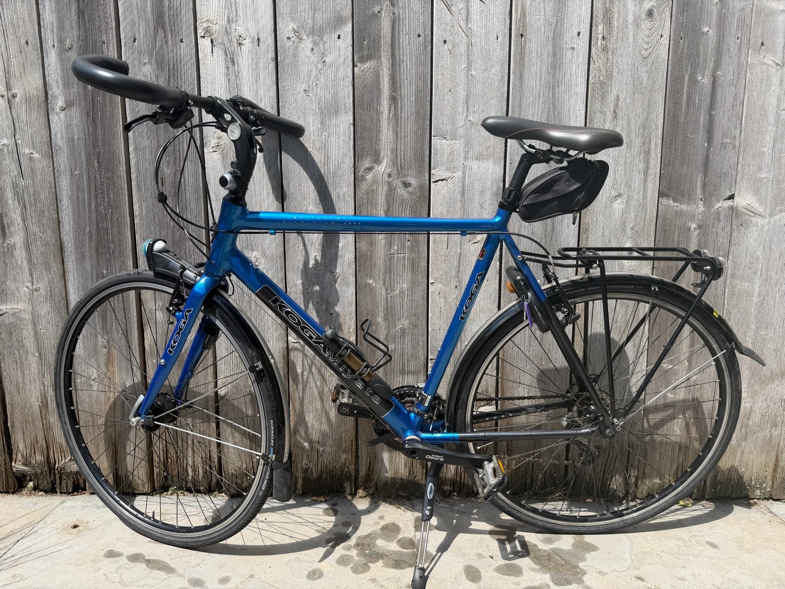 Koga Miyata Lightrunner Aluminium 7005 Herenfiets Maat 60, Fietsen en Brommers, Ophalen, 28 inch, Gebruikt, Velgrem