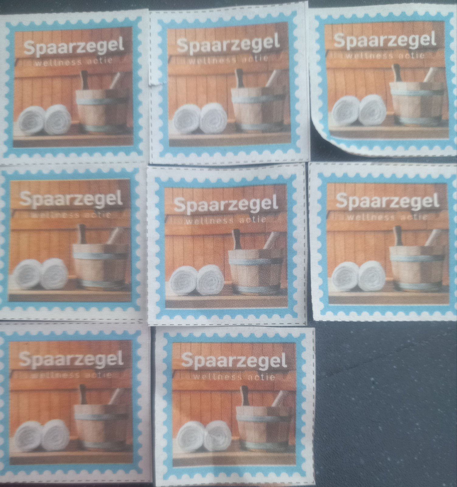 8 Sauna zegels, Ophalen of Verzenden, Nieuw, Complete sauna