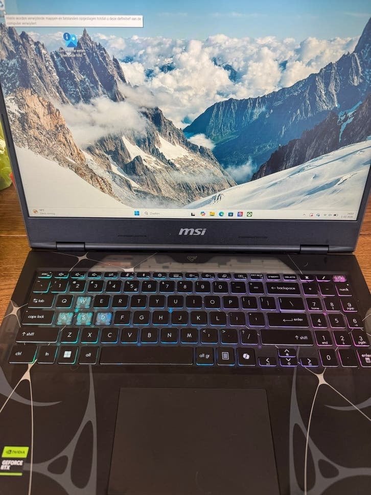 MSI Gaming Laptop- Inclusief accessoires