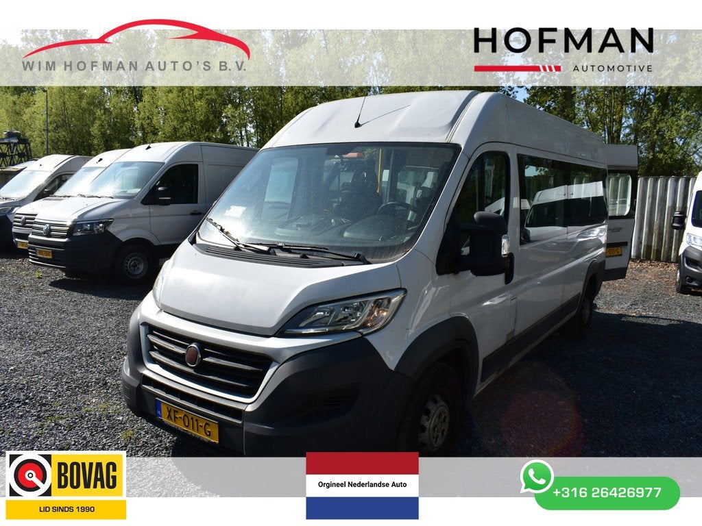 Fiat Ducato Combinato 35 2.3 MultiJet L3H2 Modular 9 persoon, Auto's, Fiat, Voorwielaandrijving, 313 €/maand, Gebruikt, 150 pk