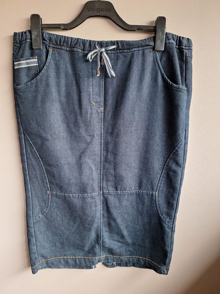 Nieuwe jeans sweat stretch rok van Transfer, maat XXL, Blauw, Maat 46/48 (XL) of groter, Nieuw, Ophalen of Verzenden
