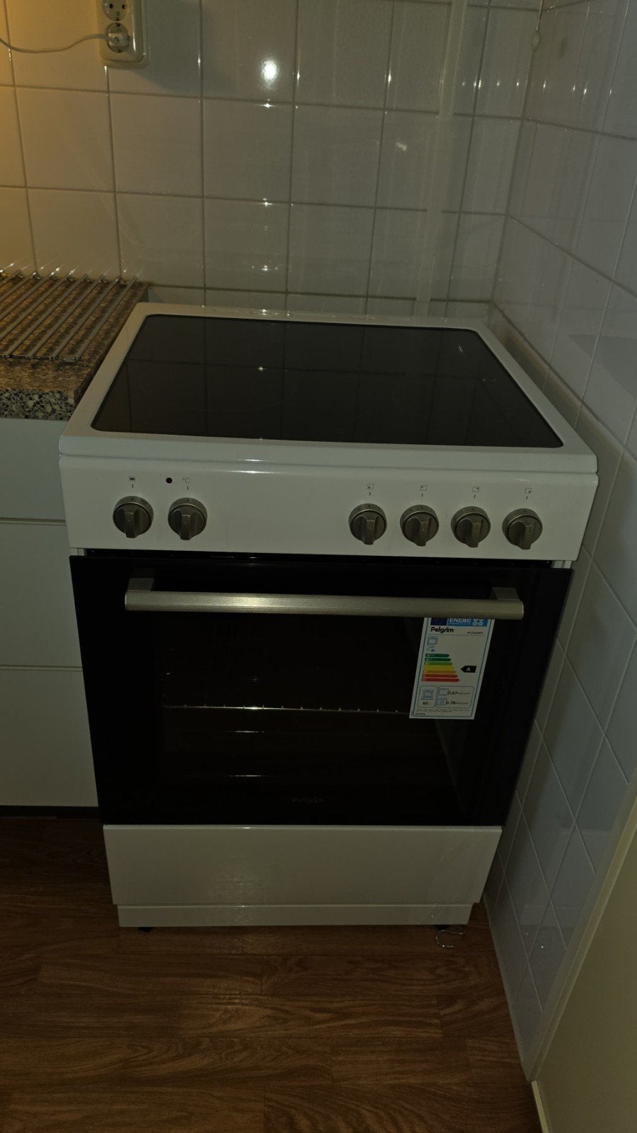 Pelgrim  Fornuis met Keramische Kookplaat, Ophalen, Hete lucht, 60 cm of meer, Keramisch