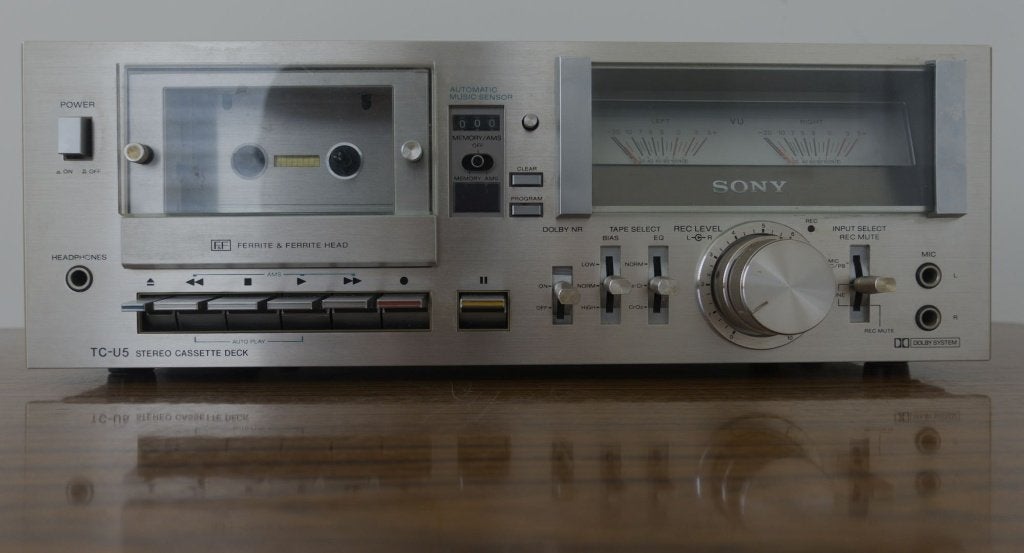 Stereo cassette deck Sony TC-U5, Ophalen, Enkel, Sony, Tape counter
