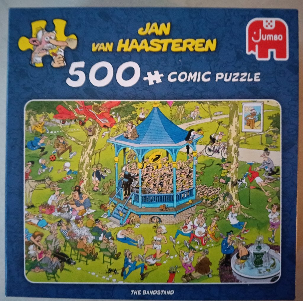 Bandstand puzzel - Jan van Haasteren, Ophalen, 500 t/m 1500 stukjes, Zo goed als nieuw