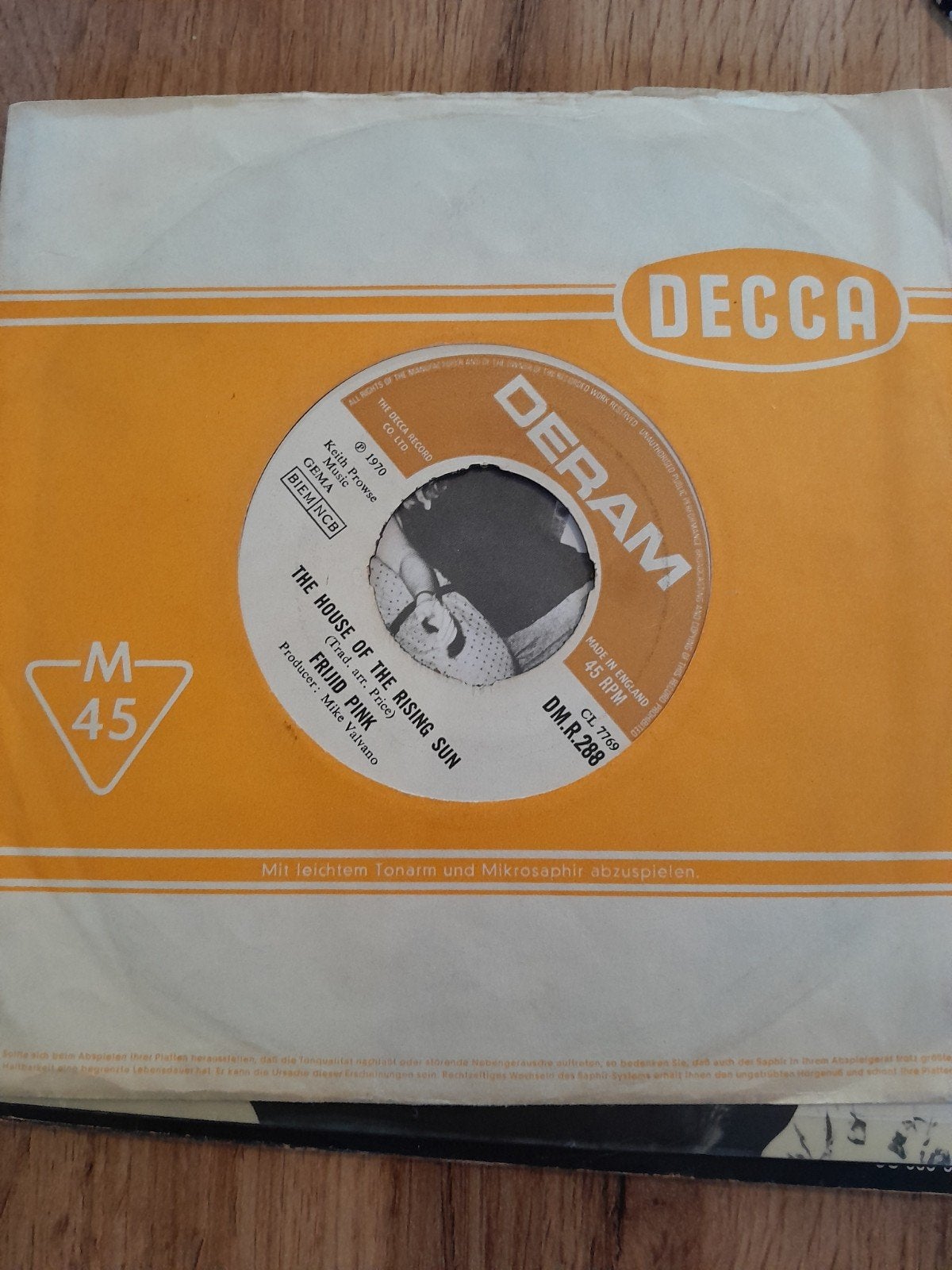 Frijid pink 7 inch the house of the rising sun, Cd's en Dvd's, Ophalen of Verzenden