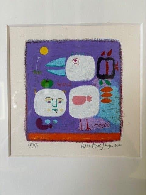 Wouter Stips – Vogel 2000 – gesigneerde zeefdruk 173/175, Ophalen of Verzenden