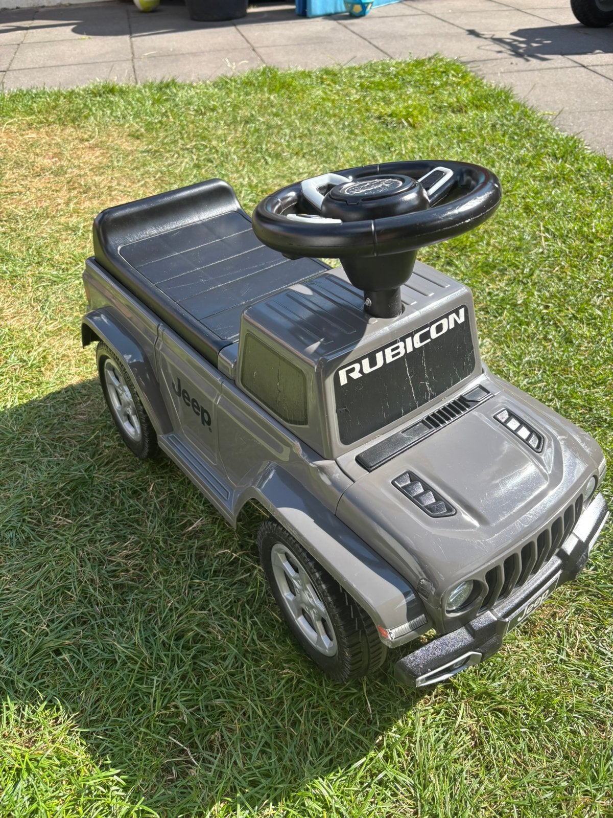 Jeep loopauto met laadklep en geluiden, Kinderen en Baby's, Speelgoed | Buiten | Voertuigen en Loopfietsen, Ophalen of Verzenden