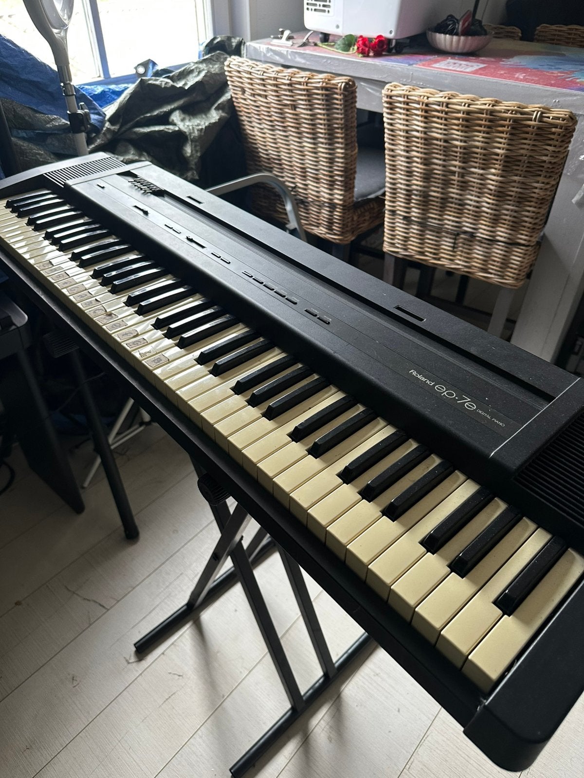 Roland EP-7e digitale piano (76 toetsen, Muziek en Instrumenten, Ophalen, Gebruikt, Roland, Aanslaggevoelig