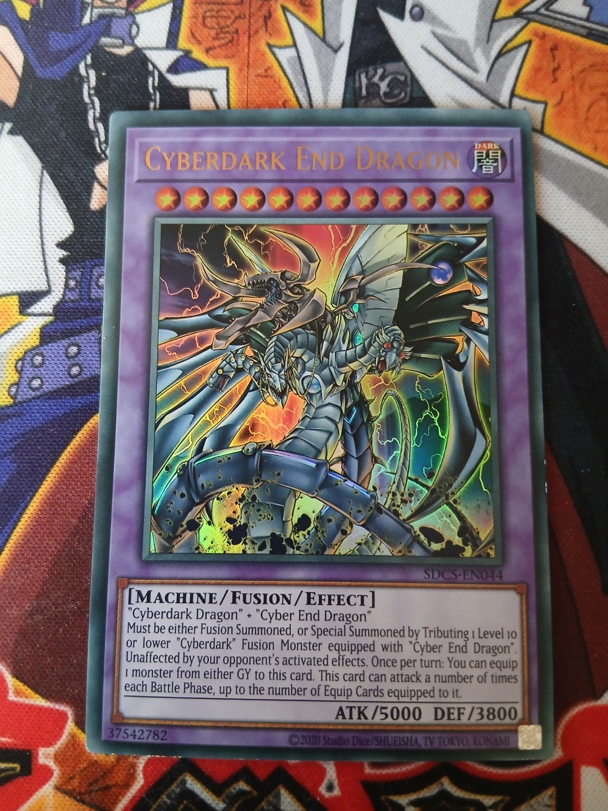 Cyberdark End Dragon - Ultra Rare SDCS - Yu-Gi-Oh, Ophalen of Verzenden, Zo goed als nieuw, Foil